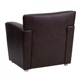 HERCULES Majesty Series Brown Leather Chair [222-1-BN-GG]