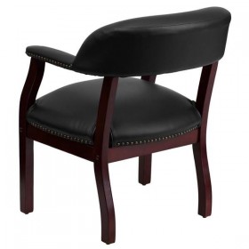 Black Vinyl Luxurious Conference Chair [B-Z105-BLACK-GG]
