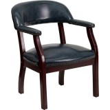 Navy Vinyl Luxurious Conference Chair [B-Z105-NAVY-GG]