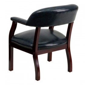 Navy Vinyl Luxurious Conference Chair [B-Z105-NAVY-GG]