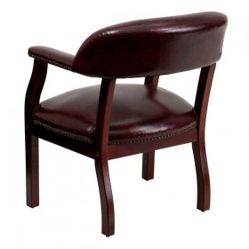 Oxblood Vinyl Luxurious Conference Chair [B-Z105-OXBLOOD-GG]