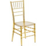 Flash Elegance Crystal Amber Stacking Chiavari Chair [BH-AB-CRYSTAL-GG]