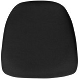 Hard Black Fabric Chiavari Chair Cushion for Crystal / Resin Chiavari Chairs [BH-BLACK-HARD-GG]