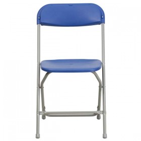 HERCULES Series 440 lb. Capacity Premium Blue Plastic Folding Chair [BH-D0001-BL-GG]