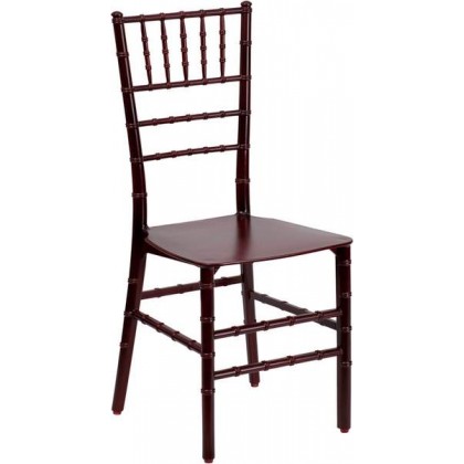 Flash Elegance Mahogany Resin Stacking Chiavari Chair [BH-MAH-RESIN-GG]