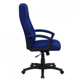 High Back Navy Blue Fabric Executive Swivel Office Chair [BT-134A-NVY-GG]