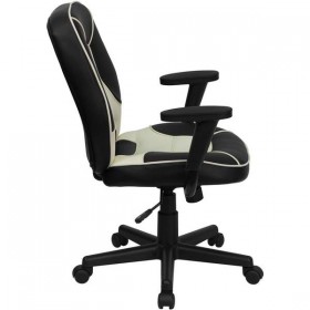 Mid-Back Vinyl Steno Executive Office Chair [BT-2922-BK-GG]