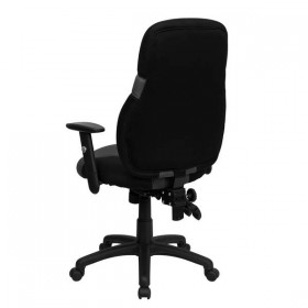 High Back Ergonomic Black and Gray Mesh Task Chair with Adjustable Arms [BT-6001-GYBK-GG]