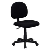 Mid-Back Ergonomic Black Fabric Task Chair [BT-660-BK-GG]