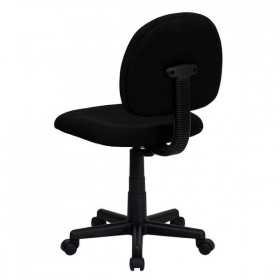 Mid-Back Ergonomic Black Fabric Task Chair [BT-660-BK-GG]