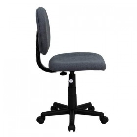 Mid-Back Ergonomic Gray Fabric Task Chair [BT-660-GY-GG]