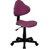 Lavender Fabric Ergonomic Task Chair [BT-699-LAVENDER-GG]