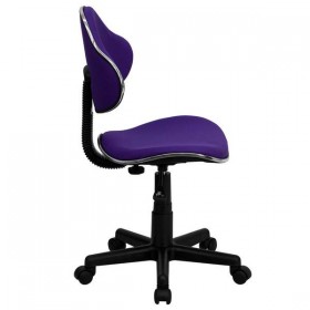 Purple Fabric Ergonomic Task Chair [BT-699-PURPLE-GG]