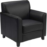 HERCULES Diplomat Series Black Leather Chair [BT-827-1-BK-GG]
