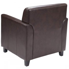 HERCULES Diplomat Series Brown Leather Chair [BT-827-1-BN-GG]
