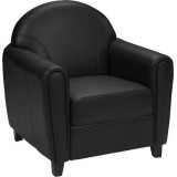 HERCULES Envoy Series Black Leather Chair [BT-828-1-BK-GG]