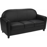 HERCULES Envoy Series Black Leather Sofa [BT-828-3-BK-GG]