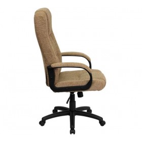 High Back Beige Fabric Executive Office Chair [BT-9022-BGE-GG]