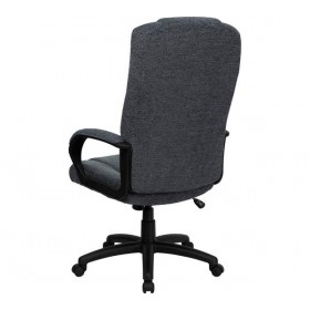 High Back Gray Fabric Executive Office Chair [BT-9022-BK-GG]