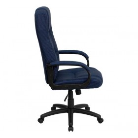 High Back Navy Fabric Executive Office Chair [BT-9022-BL-GG]