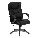 High Back Black Leather Executive Office Chair [BT-9088-BK-GG]
