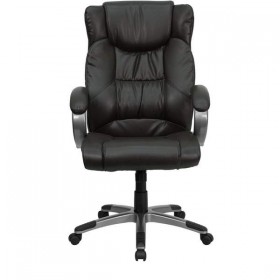 High Back Espresso Brown Leather Executive Office Chair [BT-9088-BRN-GG]