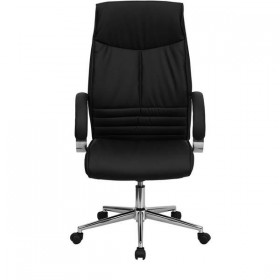 High Back Black Leather Executive Office Chair [BT-9996-BK-GG]