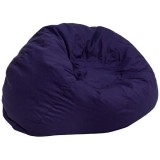 Oversized Solid Navy Blue Bean Bag Chair [DG-BEAN-LARGE-SOLID-BL-GG]