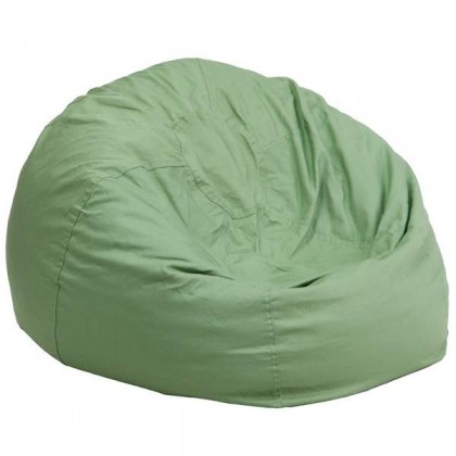 Oversized Solid Green Bean Bag Chair [DG-BEAN-LARGE-SOLID-GRN-GG]