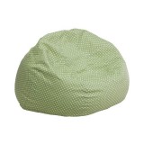 Small Green Dot Kids Bean Bag Chair [DG-BEAN-SMALL-DOT-GRN-GG]
