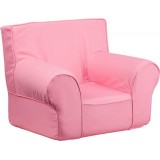 Small Solid Light Pink Kids Chair [DG-CH-KID-SOLID-PK-GG]