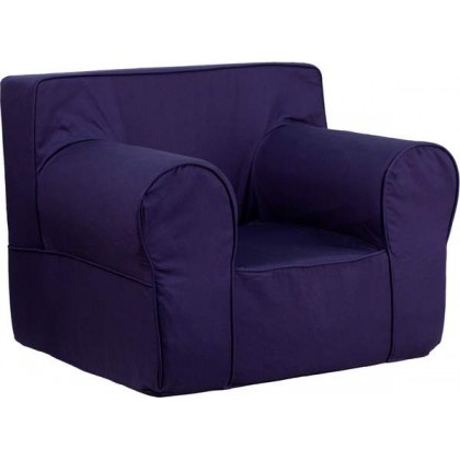 Oversized Solid Navy Blue Kids Chair [DG-LGE-CH-KID-SOLID-BL-GG]