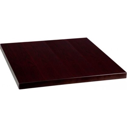 24'' Square Mahogany Veneer Table Top [GM-MAH-VEN-2424-GG]