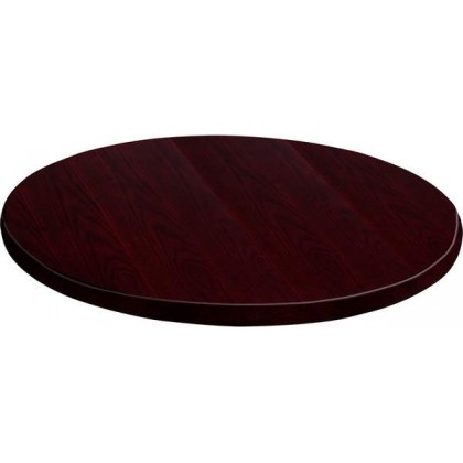 24'' Round Mahogany Veneer Table Top [GM-MAH-VEN-24RD-GG]