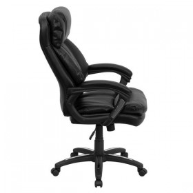 High Back Black Leather Executive Office Chair [GO-1097-BK-LEA-GG]