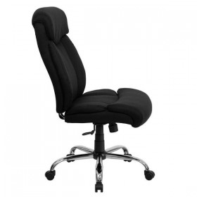HERCULES Series 350 lb. Capacity Big & Tall Black Fabric Office Chair [GO-1235-BK-FAB-GG]