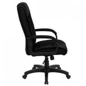 High Back Black Fabric Executive Office Chair [GO-5301B-BK-GG]