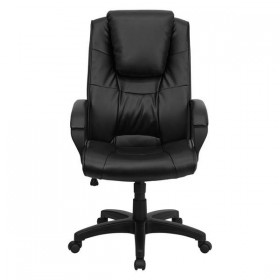 High Back Black Leather Executive Office Chair [GO-5301BSPEC-CH-BK-LEA-GG]