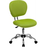Mid-Back Apple Green Mesh Task Chair with Chrome Base [H-2376-F-GN-GG]