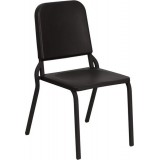HERCULES Series Black High Density Stackable Melody Band/Music Chair [HF-MUSIC-GG]