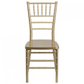 Flash Elegance Gold Resin Stacking Chiavari Chair [LE-GOLD-GG]