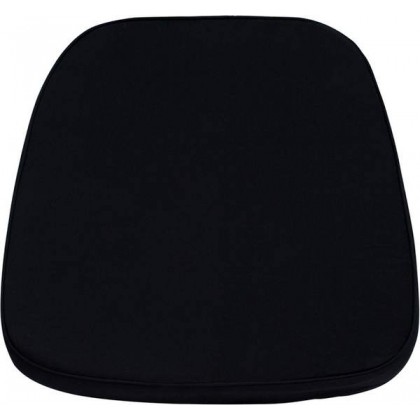 Soft Black Fabric Chiavari Chair Cushion [LE-L-C-BLACK-GG]