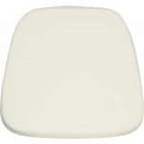 Soft Ivory Fabric Chiavari Chair Cushion [LE-L-C-WHITE-GG]