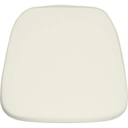 Soft Ivory Fabric Chiavari Chair Cushion [LE-L-C-WHITE-GG]