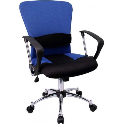 Mid-Back Blue Mesh Office Chair [LF-W23-BLUE-GG]