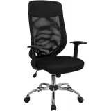 High Back Mesh Office Chair with Mesh Fabric Seat [LF-W952-GG]