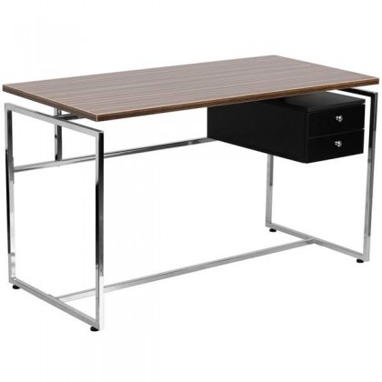 Computer Desk with Two Drawer Pedestal [NAN-JN-2120-GG]
