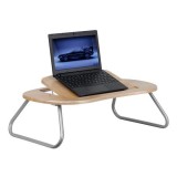 Angle Adjustable Laptop Computer Table with Dark Natural Top [NAN-JN-2779-GG]