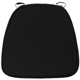 Soft Black Fabric Chiavari Cushion for Wood Chiavari Bar Stools [SZ-BLACK-SOFT-BAR-GG]