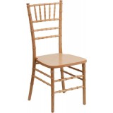 Flash Elegance Supreme Natural Wood Chiavari Chair [SZ-NATURAL-GG]